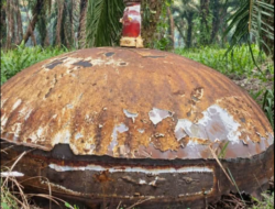 Benda Logam Mirip Kubah Ditemukan di Kebun Sawit Kotawaringin Timur